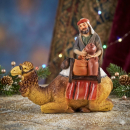 Kamel mit Hirte – Krippenfigur für die Weihnachtsdekoration